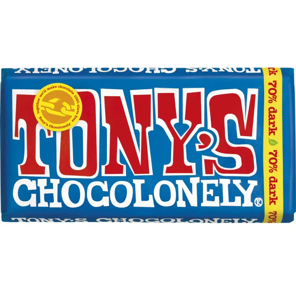 Tony's Chocolonely Dark Chocolate 70% 180g