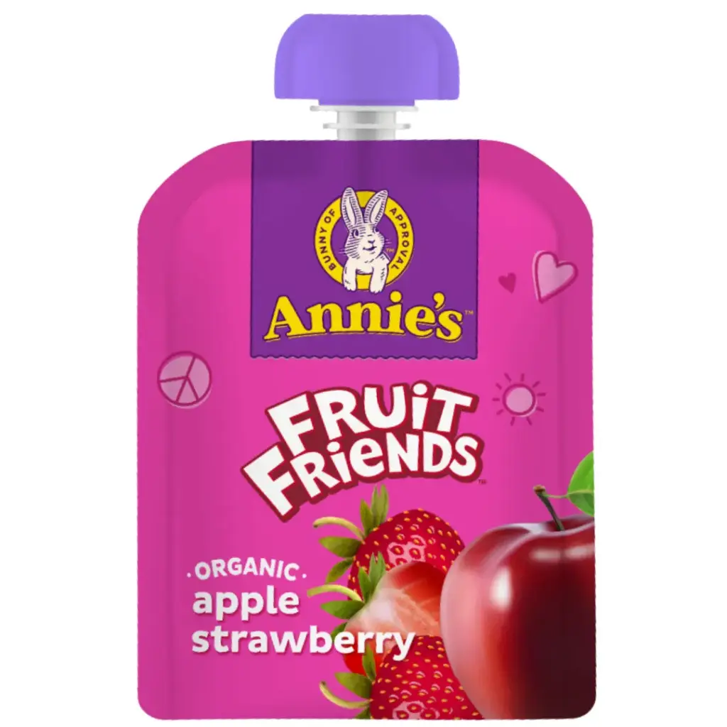 Annie's Fruit Friends Sauce Apple Strawberry 3.2oz