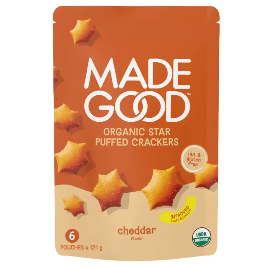 Made Good Star Puffed Cheddar Cracker 4.26oz