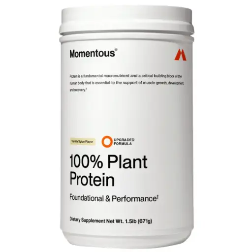 [209661-BB] Momentous 100% Plant Protein Powder Vanilla Spice 1.6lb