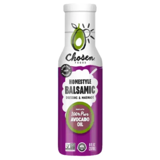 [209792-BB] Chosen Foods Avocado Oil Homestyle Balsamic Dressing and Marinade 8oz