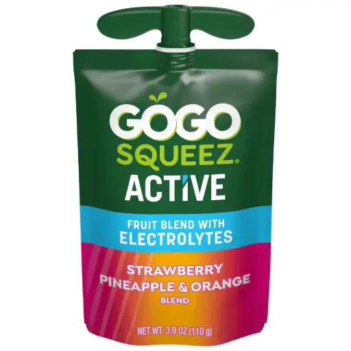 [209794-BB] GoGo Squeez Fruits Blends with Electrolytes Strawberry Pineapple Orange 3.9oz