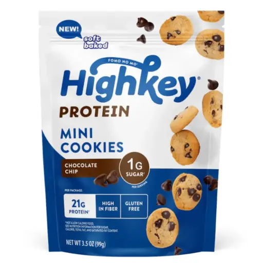 [209796-BB] High Key Mini Protein Cookies Chocolate Chip 3.5oz