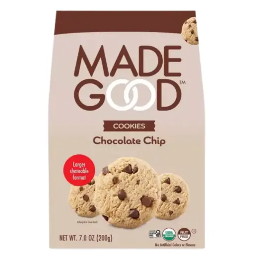 [209801-BB] Made Good Organic Chocolate Chip Cookies 7oz