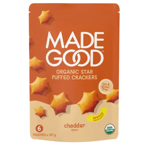 [209803-BB] Made Good Star Puffed Cheddar Cracker 4.26oz
