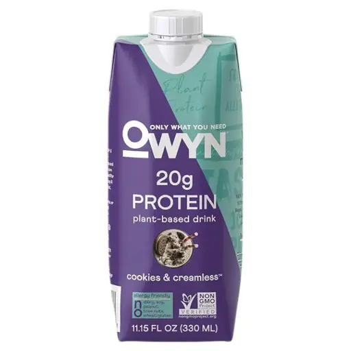 [209807-BB] Owyn Plant Based Protein Shake Cookies & Creamless 11.14oz
