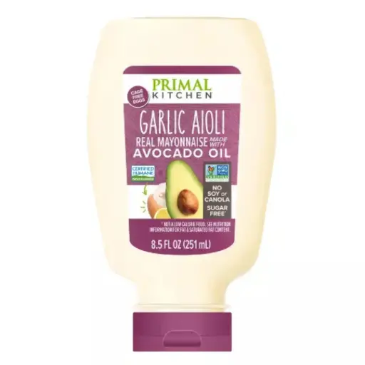 [209814-BB] Primal Kitchen Avocado Oil Mayo Garlic Aioli 8.5oz