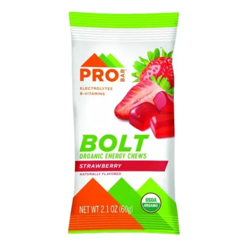 [209816-BB] Probar Organic Bolt Energy Chews Strawberry 2.1oz
