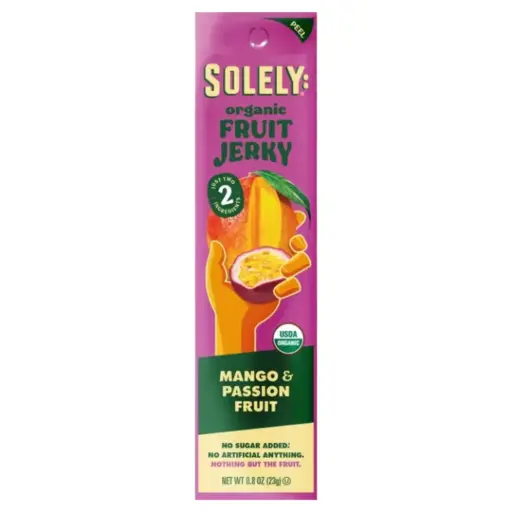 [209818-BB] Solely Organic Fruit Jerky Mango Passionfruit 0.8oz