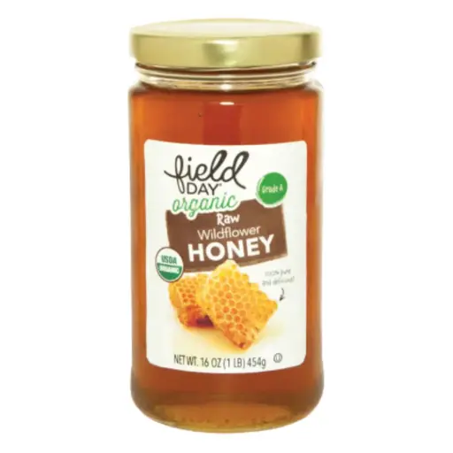 [209826-BB] Field Day Organic 100% Raw Wildflower Honey 16oz