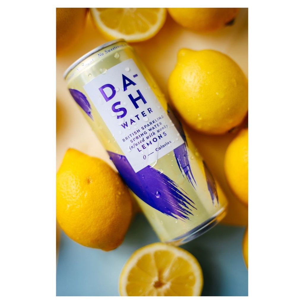 Dash Water Sparkling Lemon 330ml