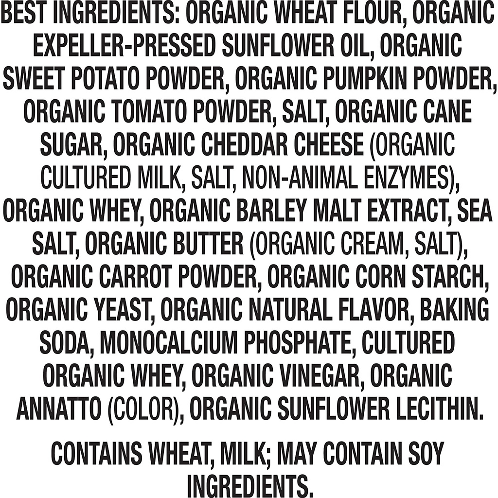Annie's Organic Cheddar Crackers Hidden Veggies 7.5oz