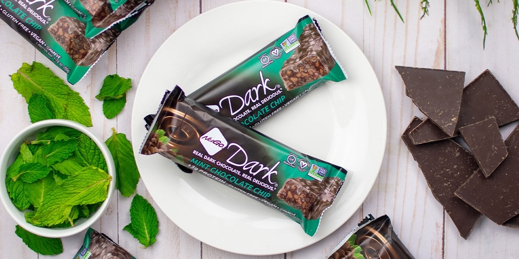 NuGo Nutrition Dark Chocolate Mint Chocolate Bar 1.76oz