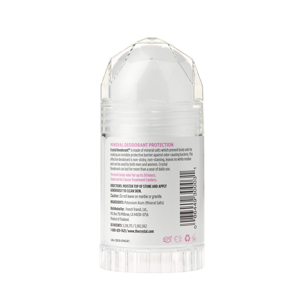 Crystal Deodorant Stick Unscented 2.25oz