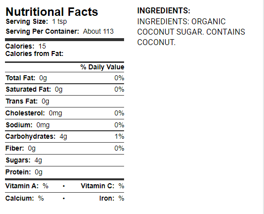 Field Day Organic Coconut Sugar 16oz