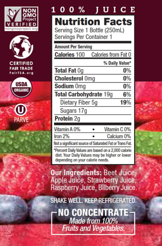Beetology Beet Cherry Beverage 8.45oz