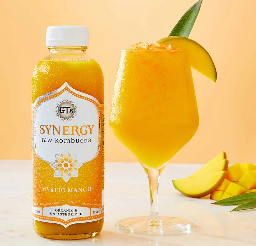 GTS Kombucha Mystic Mango 16oz
