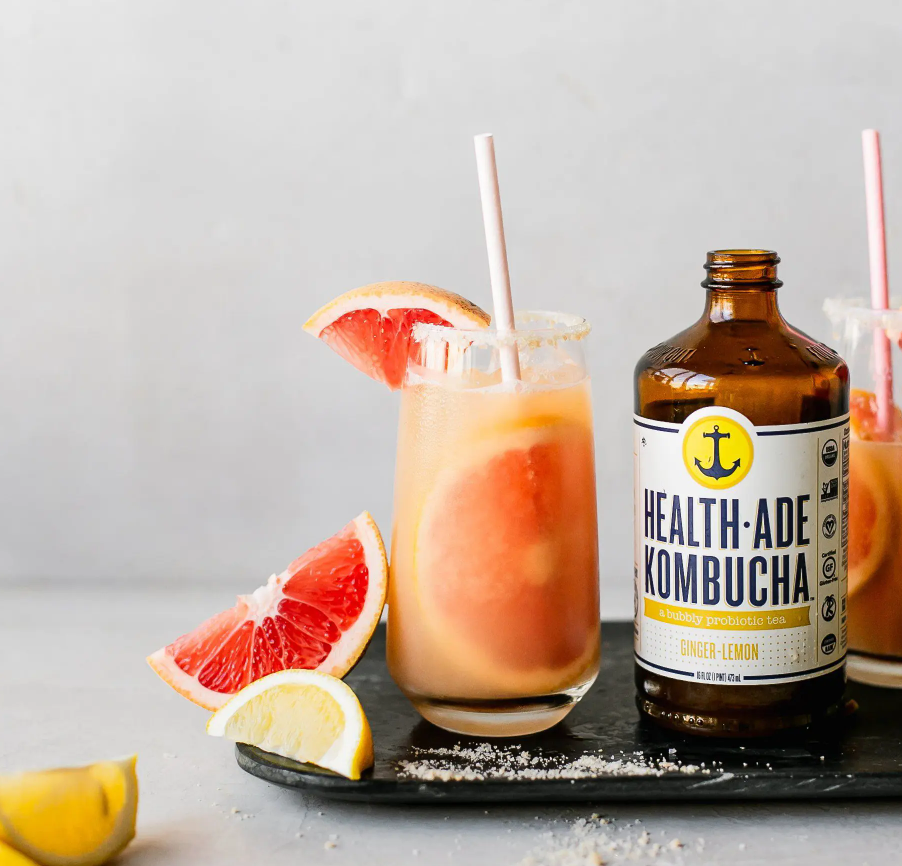 Health-ade Kombucha Ginger Lemon 16oz