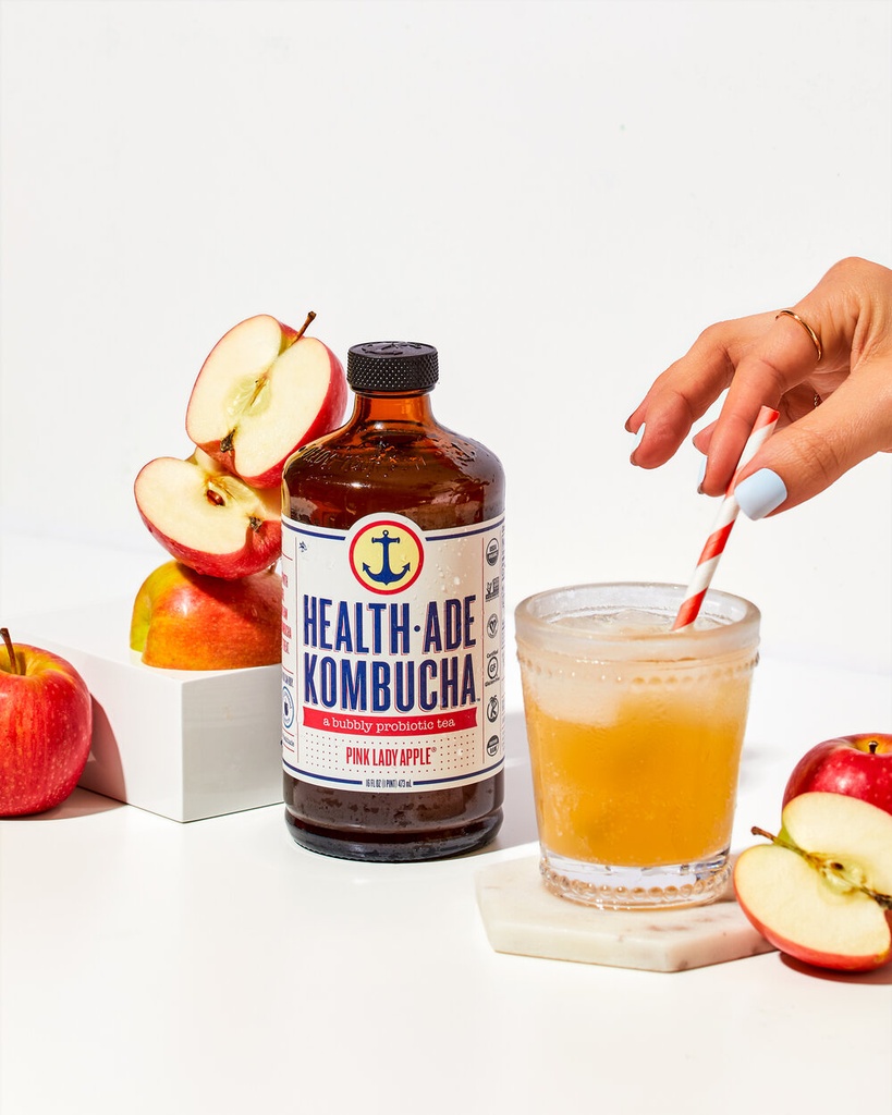 Health-ade Kombucha Pink Lady Apple 16oz