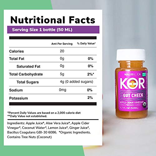 Kor Gut Check Apple Cider Vinegar Shot 1.7oz