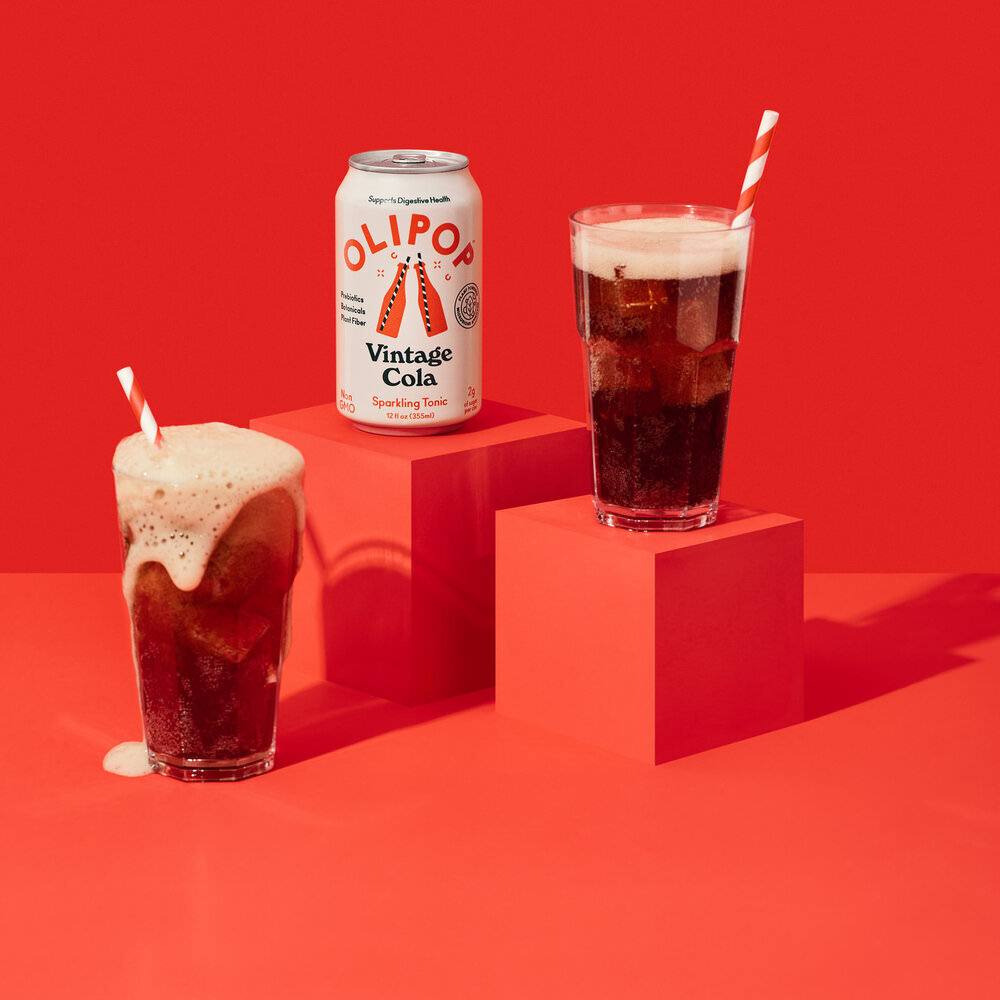 Olipop Vintage Cola Sparkling Tonic 12oz