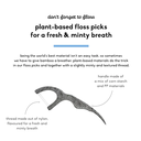 DrTung's Floss Picks Activated Charcoal