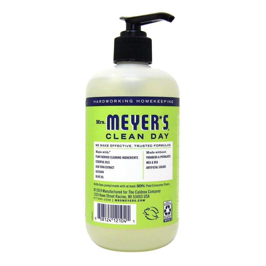 Mrs Meyer's Lemon Verbena Liquid Hand Soap 12.5oz