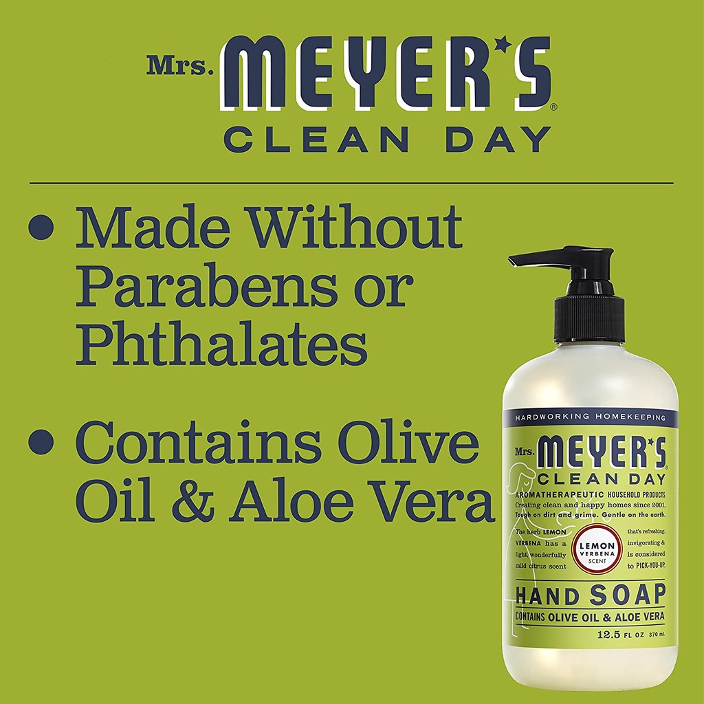 Mrs Meyer's Lemon Verbena Liquid Hand Soap 12.5oz