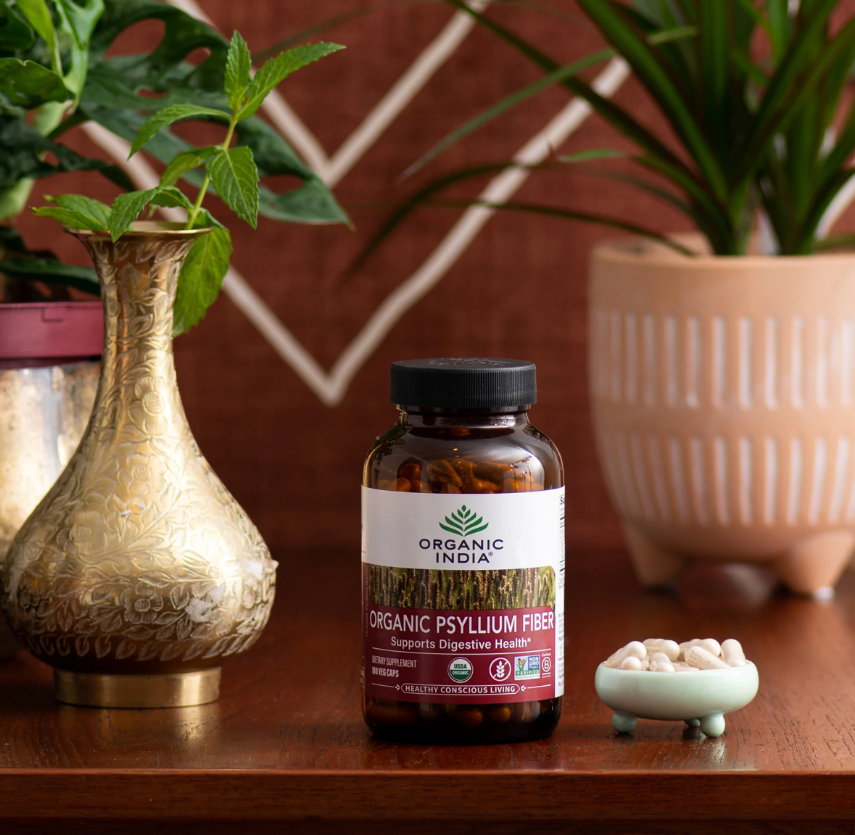 Organic India Organic Psyllium Fiber Capsules 180ct
