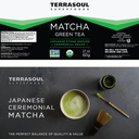 Terrasoul Superfoods Matcha Powder (Ceremonial) 2.1oz Jar