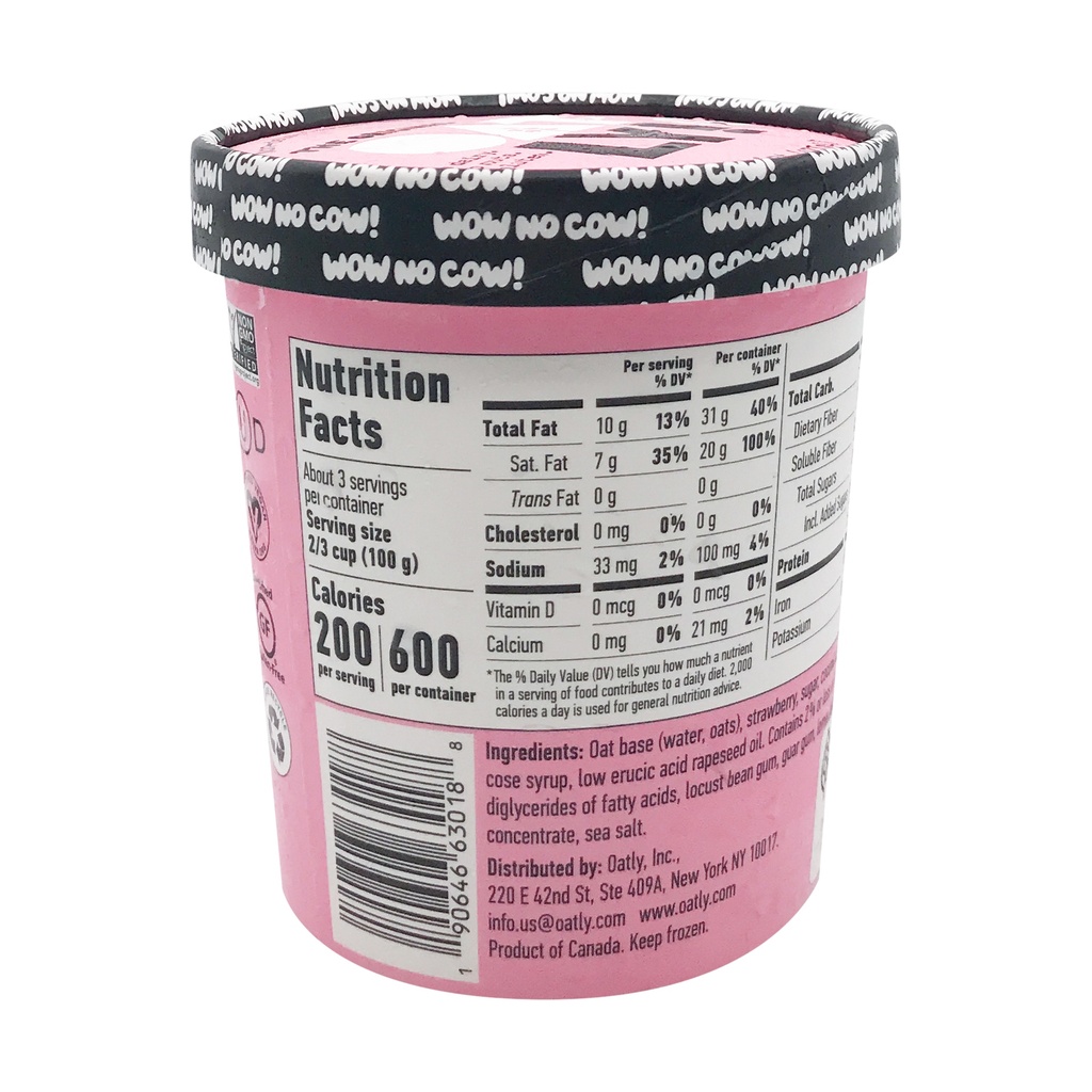 Oatly Dairy Free Frozen Dessert Strawberry