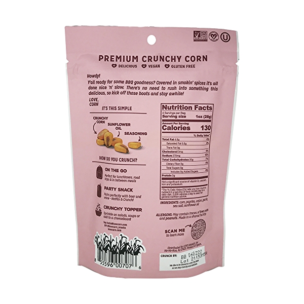 Love Corn Crunchy Corn BBQ 1.6oz