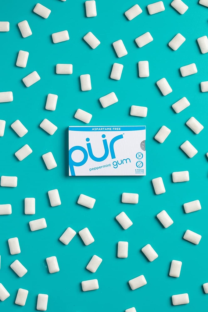 Pur Gum Sugar Free Peppermint Gum 9CT