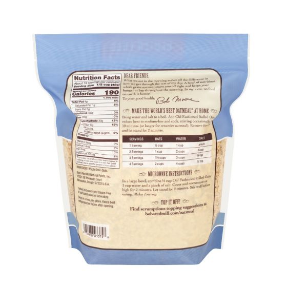 Bob's Red Mill Gluten Free Old Fashioned Oats 32oz