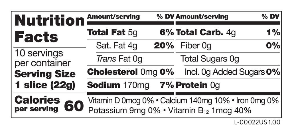 Daiya Foods Cheddar Style Plant Based Slice 7.8oz