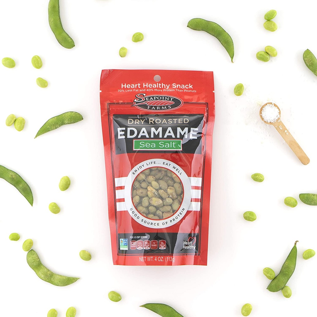 Seapoint Farms Organic Dry Roasted Edamame Sea Salt 4oz
