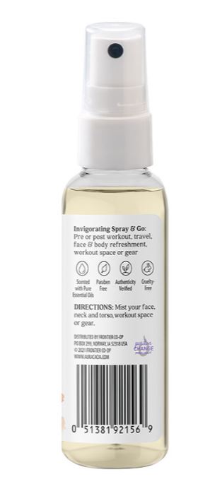 Aura Cacia Motivate Workout Mist 2oz