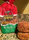 Canyon Bakehouse Gluten Free Bagel Everything