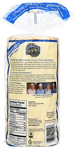 Lundberg Organic Brown Rice Cakes Lightly Salted 8.5oz