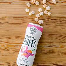Serenity Kids Carrot & Beet Grain Free Baby Puffs with Olive Oil 1.5oz