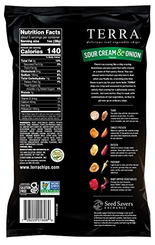 Terra Chips Sour Cream and Onion Vegetable Chips 5oz