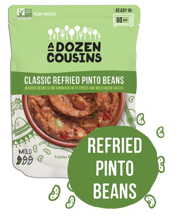 A Dozen Cousins Pinto Refried Beans 10oz