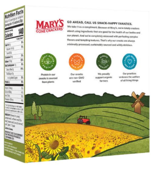 Mary's Gone Crackers Rosemary 5oz