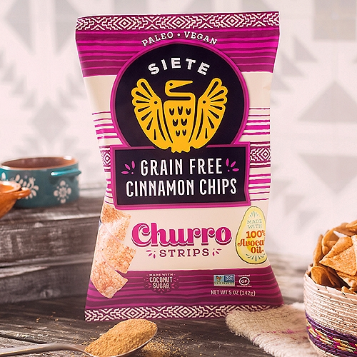 Siete Grain Free Churro Strips Cinnamon 5oz