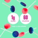 Smartsweets Lollipops Watermelon and Raspberry 3oz