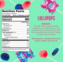 Smartsweets Lollipops Watermelon and Raspberry 3oz