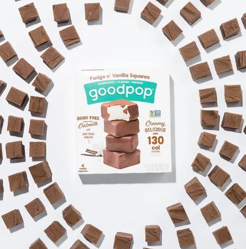 Goodpop Fudge n Vanilla Squares 4-Pack