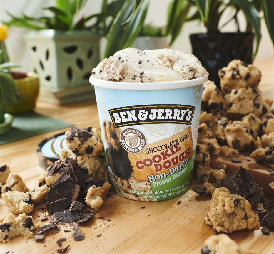 Ben and Jerry's Non Dairy Plant Based Chocolate Chip Cookie Dough Ice Cream 
