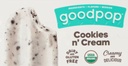 Goodpop Cookies n Cream Ice Pops 4-Pack