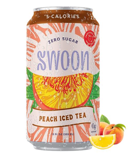 Swoon Peach Iced Tea 12oz
